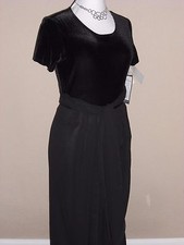 CDC Holiday Short Sleeve Jumpsuit Velour Evening Cocktail Occasion Bow Sz10P NWT