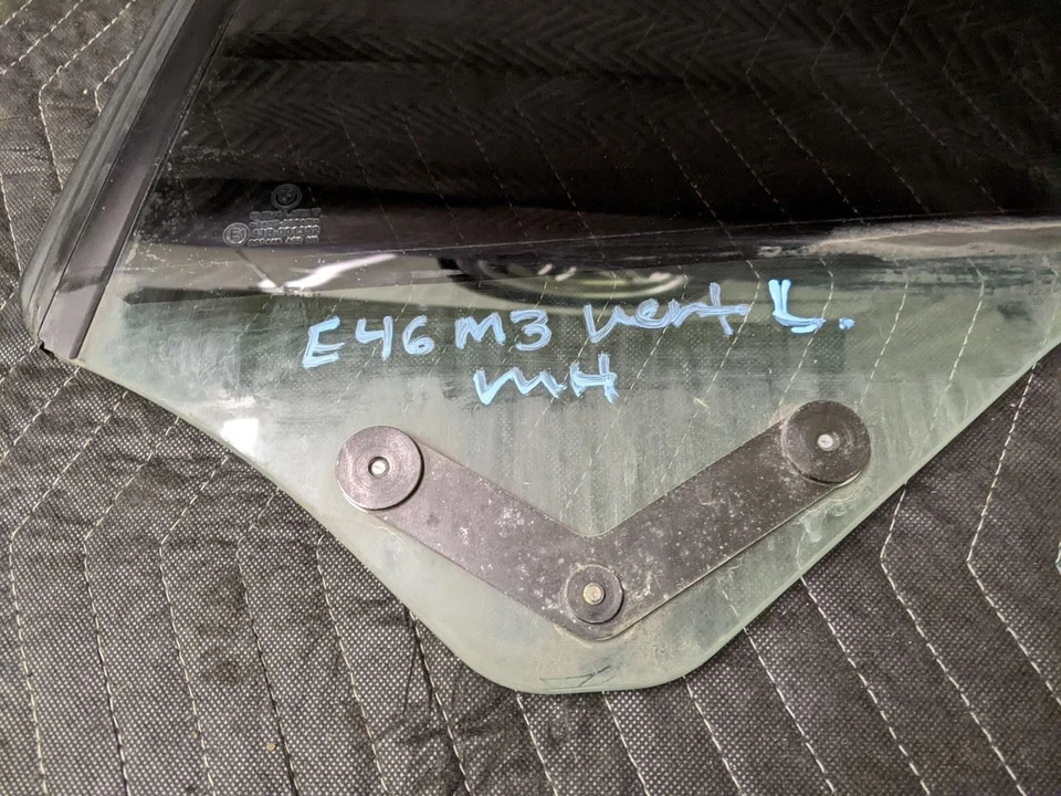 Ventana trasera izquierda conductor bmw e46 serie 3 convertible m3 51368209423 Foto 2 de 4