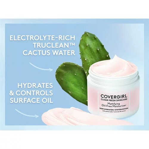 COVERGIRL Clean Fresh Skincare Mattifying Oil-Free Face Moisturizer - NEW! - Picture 2 of 4
