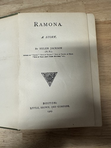 Ramona by Helen Hunt Jackson (HH), HC, 1909 - Picture 15 of 15