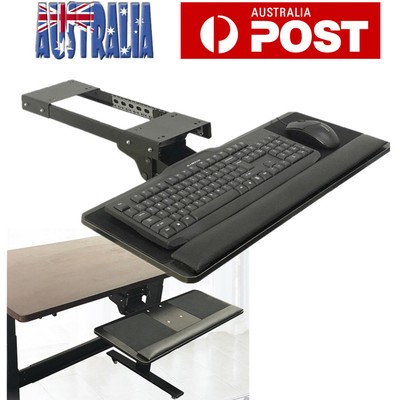 360 Adjustable Underdesk Keyboard Tray Ergonomic Keyboard Drawer