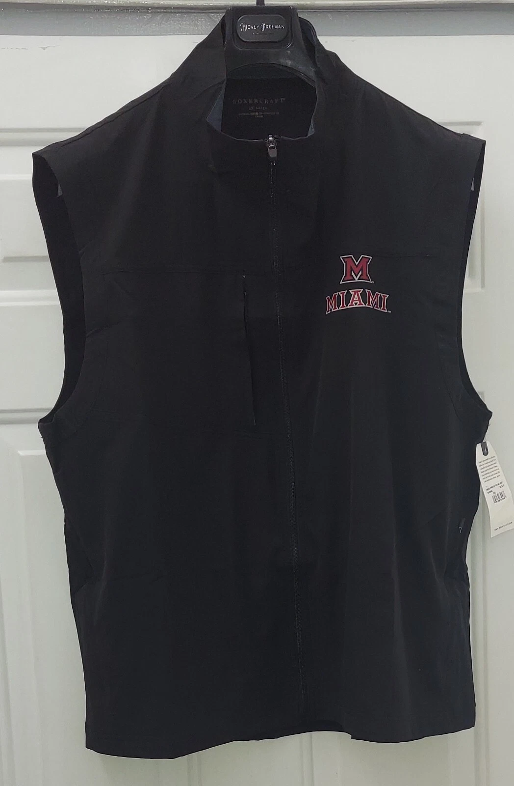 BOXERCRAFT "MIAMI" MEN'S BLACK POLYESTER STRETCH WOVEN VEST SIZE 2XL NWT $50
Opens in a new window o