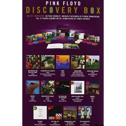 PINK FLOYD - DISCOVERY - 16 CD Box Set mit Buch, neuwertig, unbespielt. - Bild 12 von 12