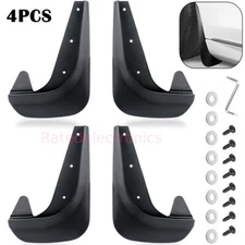 4PCS Universal Car Mud Flaps Splash Guards For Front or Rear Auto Accessories US