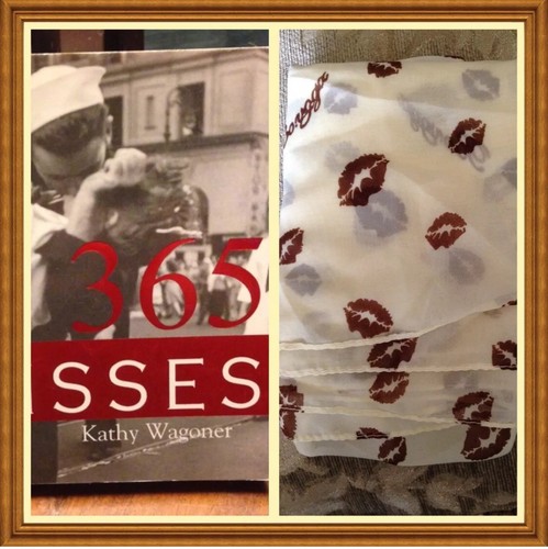 Bundled KISSES Gift Set: 365 Kisses Book + Kisses Silk Chiffon Scarf
