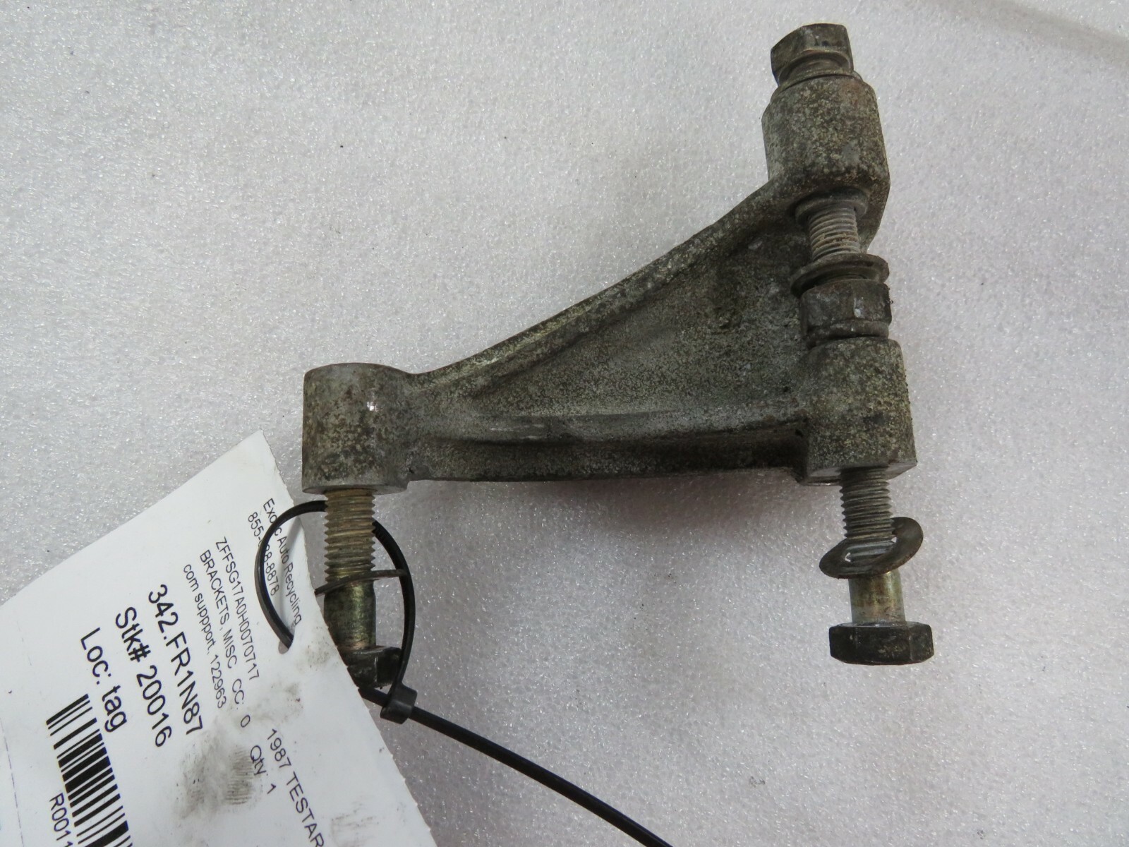 Ferrari Testarossa, A/C Compressor Bracket, Used, P/N 122963