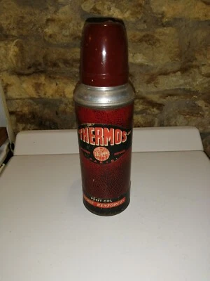 Ancienne petite bouteille Thermos années 50 - Photo 1/4