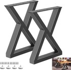 16 '' Metal Bench Coffee Table Legs, Heavy Duty Replacement Furniture Legs for