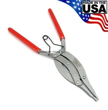 Wilde 10” Straight Compound Lock Ring Pliers Snap Retaining Made in USA