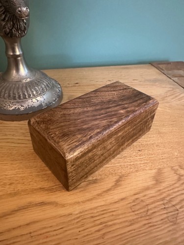 3 Sizes Mango Wood Storage Box Plain - Ashes, Keepsakes, Jewellery or Trinkets - Picture 8 of 13