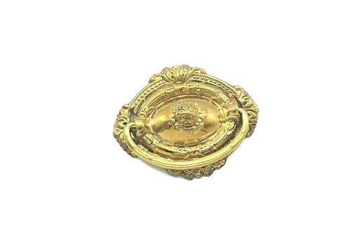 Single Post Drawer Pull Sheraton Pull Furniture Drawer Pull Cabinet Pull Brass - 第 1/4 張圖片