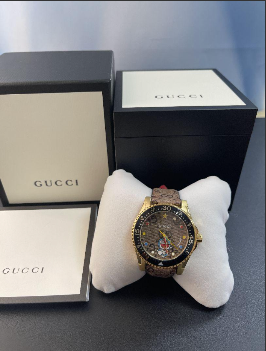 Doraemon Pre Owned Gucci Watches GUCCI Doraemon Collaboration