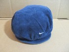 Vintage Nike Corduroy Newsboy Beret Golf Hat Cap Mens Medium Blue