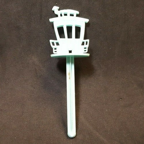 1960 TRAIN/6 Caboose Buried Treasure Plastic Ice Cream Stick aqua - Picture 3 of 6