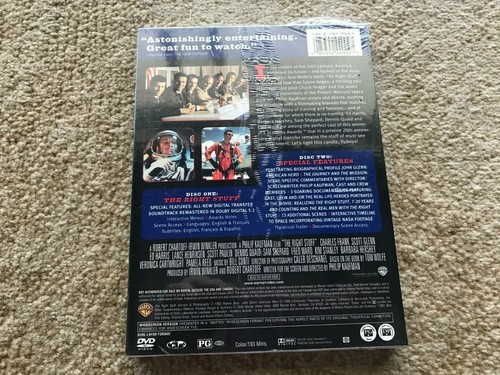 THE RIGHT STUFF (DVD, 2003, 2-DISC SET, SPECIAL EDITION - 2 DISCS) - BRAND NEW - Imagen 2 de 4