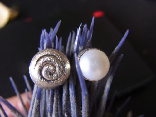 SCHMUCK-STCK NEU RING SILBER PERLE SCHNECKE NEU - Bild 5 von 5