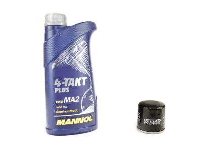 Aceite de Motor Kit 10W40 Filtro KN138 1 Litro para Cagiva Kawasaki Sachs Suzuki - Imagen 1 de 4
