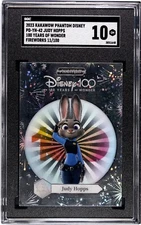 2023 Kakawow Phantom Disney Fireworks Card Judy Hopps #11/100 SGC 10 GEM MINT