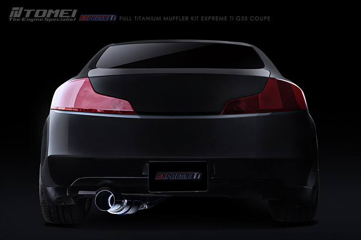 Tomei Expreme Ti Titanium Catback Exhaust for 03-07 Infiniti