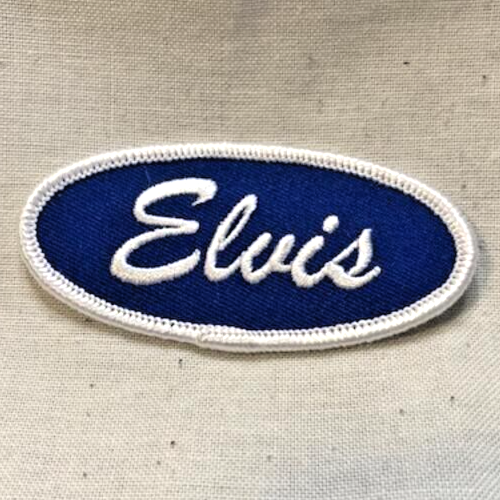 Elvis Presley Patch Vintage Sew/Iron-On Embroidered 3 X 1.25 in. NEW - Picture 1 of 4