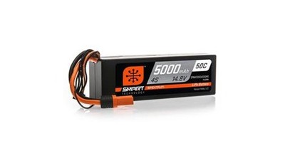 Spektrum Akku 5000mAh 4S 14.8V 50C Smart LiPo Hardcase IC5 / SPMX50004S50H5