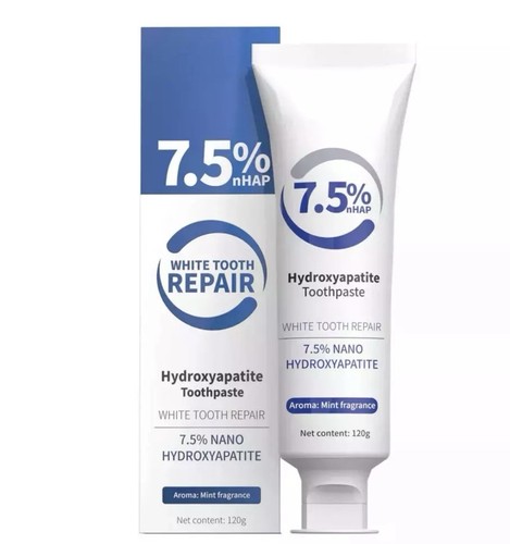 7.5% Hydroxyapatite Toothpaste Remove Yellow Tooth Stains For Sensitive Teeth