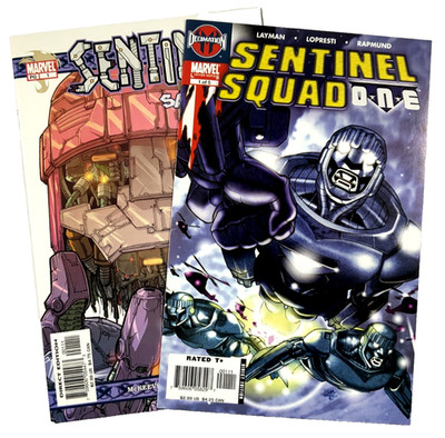 Marvel SENTINEL SQUAD (2006) #1 + Salvage (2009) Key 1st App VF + NM Ships FREE!
