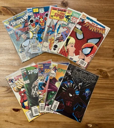 Marvel Comics Lot Spider-Man, Web of Spider-Man, Spectacular, Classics, Amazing