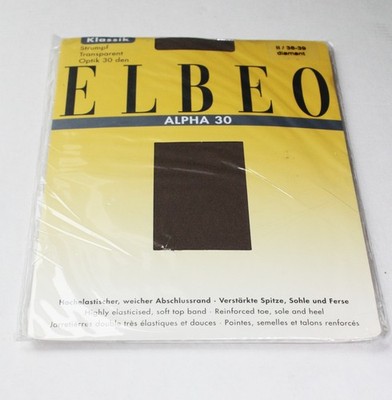 Straps-Strümpfe, 30 DEN, ELBEO Alpha 30, 38-39, Transparent Nylons, Diamant