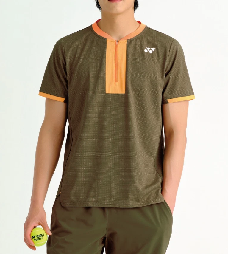 YONEX 25F/W Abierto de EE. UU. Para hombres Juego Tenis Camisetas Entrenamiento Deportivo Camiseta Nueva con Etiquetas 10626YX Foto 3 de 4