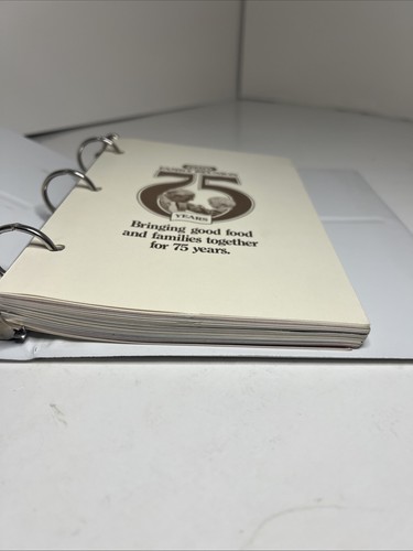 Vintage The Kraft Cookbook 75 Years Of Good Food Ideas 3 Ring Binder 1978 - Picture 5 of 6
