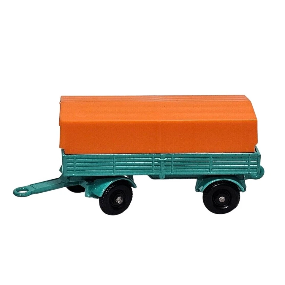 1960 Lesney Matchbox Series GREEN No 2 Mercedes Trailer CLEAN! - Image 4 of 4