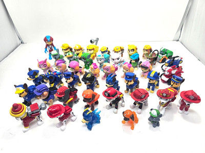 Lot Paw Patrol Figures Rubble Zuma Marshall Chase Skye Rocky - No Duplicates