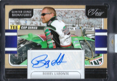 Bobby LABONTE 2025 Turn Four #CSS-BLE Center Stage Signatures #'d 86/99 NASCAR!