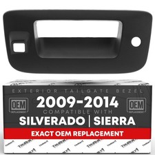 Tailgate Handle Bezel for Chevrolet Silverado; GMC Sierra