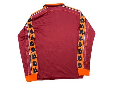 AS Roma | Men's Medium Retro 98/99 Long-Sleeve Jersey | eBay