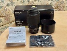Nikkor 105 2.8s MC Macro Lens Immaculate