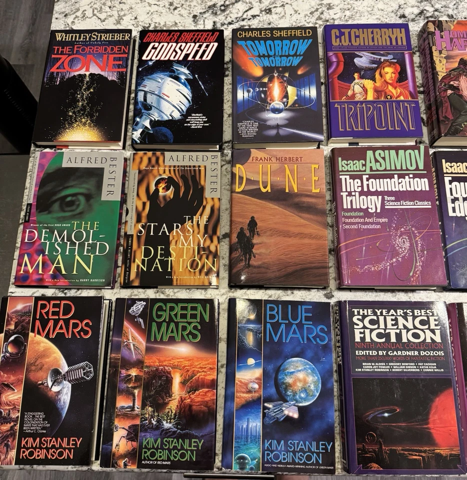 Rare Science Fiction Lot – 31 Books – Asimov, Herbert, Heinlein, Robinson & More - Image 3 of 4