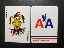 JOKER   Swap Playing Card    AMERICAN AIRLINES