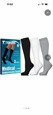 3 Pair Medical Grade Compression socks 20-30 Compression