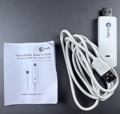 Macally TransCable USB File Transfer Cable for Mac & PC Hi-Speed Data Link
