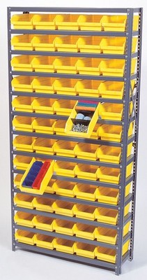 Quantum Storage Systems - 1839-103IV - 18INX36INX39IN 48 IVORY BINS 4IN BIN