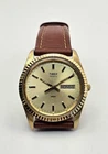 Vintage Timex President 1990 Mens Watch ~33mm~ Day/Date~New Battery !!