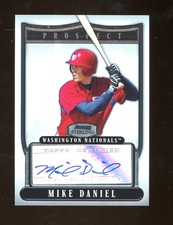 2007 Bowman Sterling Prospect #BSP-MD Mike Daniel RC Rookie Autograph *d3