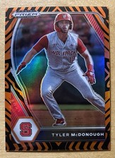 Tyler McDonough RC 2021 Panini Draft Picks Tiger Stripe Serial #21/99 Mint