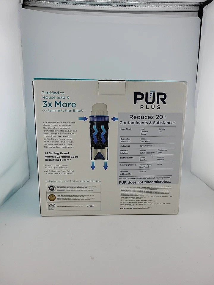 PUR Plus 7 Cup Pitcher Water Filtration System - Color Classic Blue  - Image 4 of 4