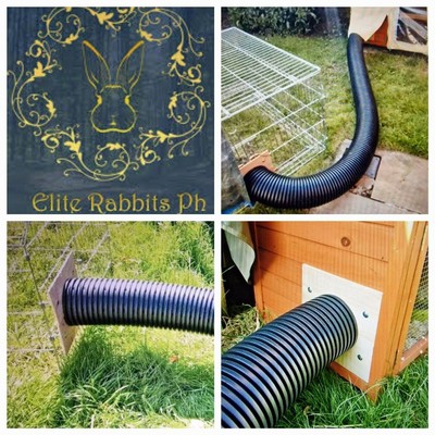 RABBIT HUTCH RUN CONNECTOR PIPE 6