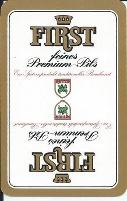 Skatkarten/ Dortmunder Ritter-Brauerei FIRST feines Premium PILS anno 1980 (OVP)