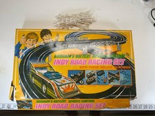 Vintage 1970's Durham's Battery Operated Indy Road Racing Set Untested