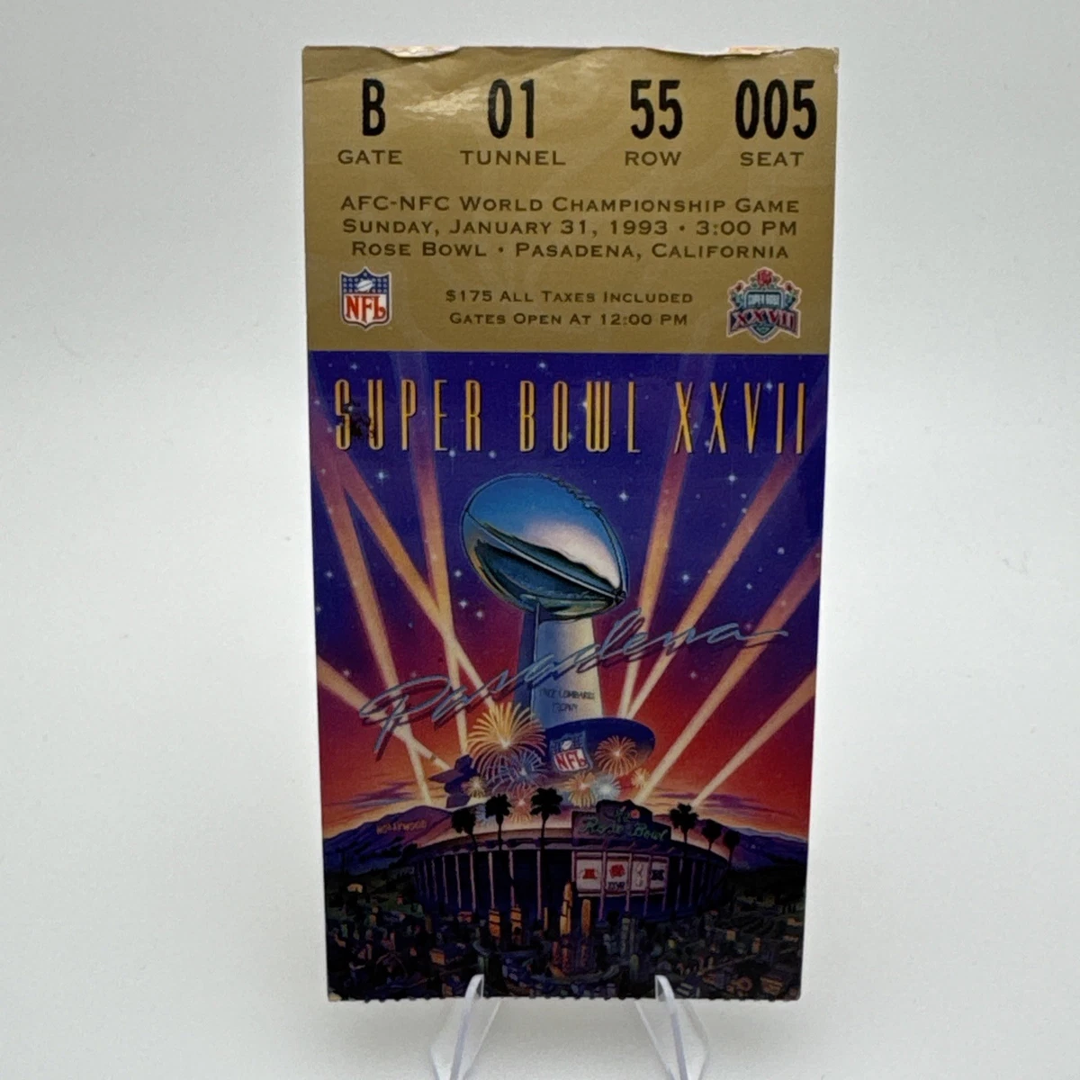 Super Bowl In Vintage Sports Ticket Stubs for sale | eBay